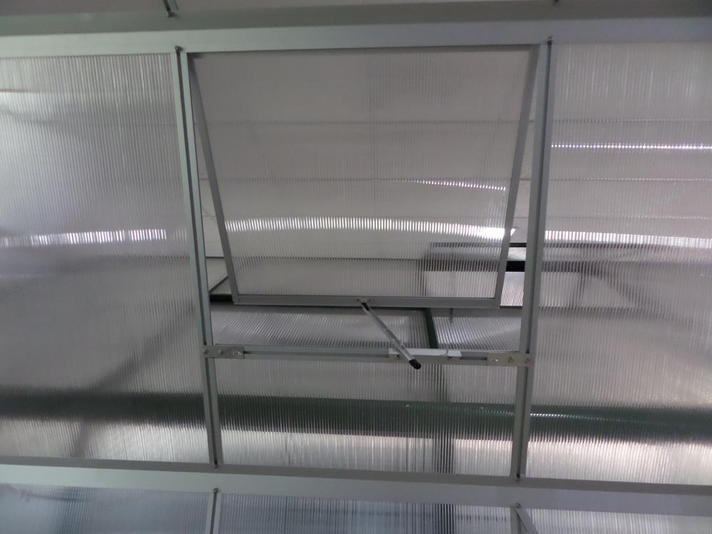Skleník Vega KOMFORT TITAN 8000 STRONG, 281x281x250cm, Alu-polykarbonát 6mm 27X30054
