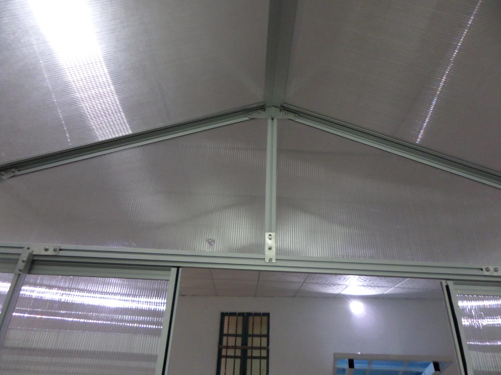 Skleník Vega KOMFORT TITAN 8000 STRONG, 281x281x250cm, Alu-polykarbonát 6mm 27X30054