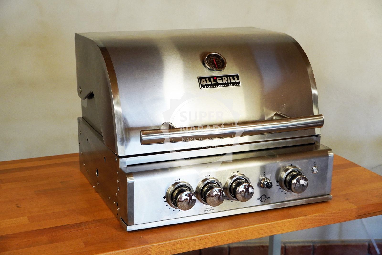 AllGrill plynový vestavný gril Top-Line Chef M 100949 - 3D