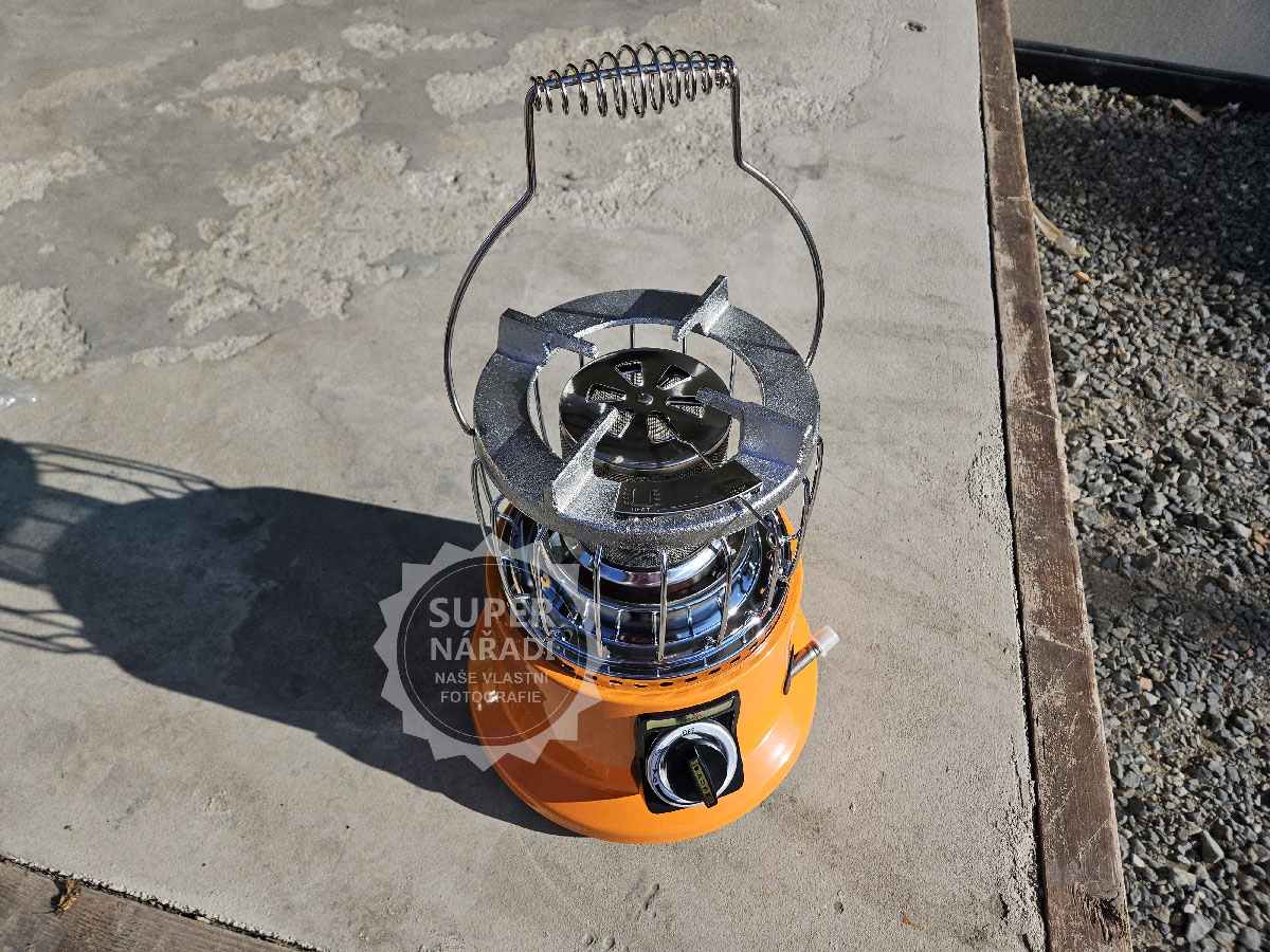 Cattara Plynové topení + vařič TOWER 3 kW, 13593 plotýnka