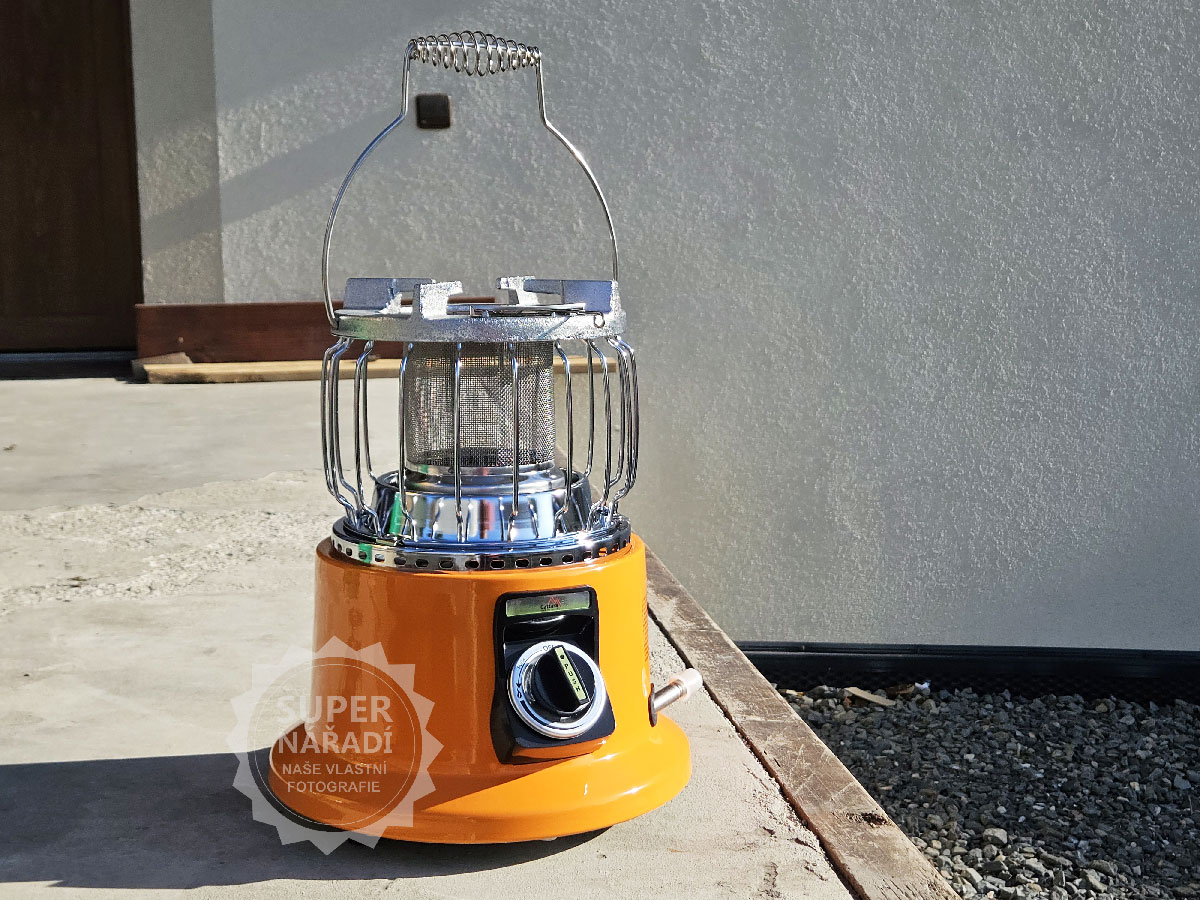 Cattara Plynové topení + vařič TOWER 3 kW, 13593 z boku