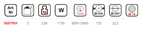 Dedra DED7954 technická data