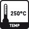 250 °C teplota