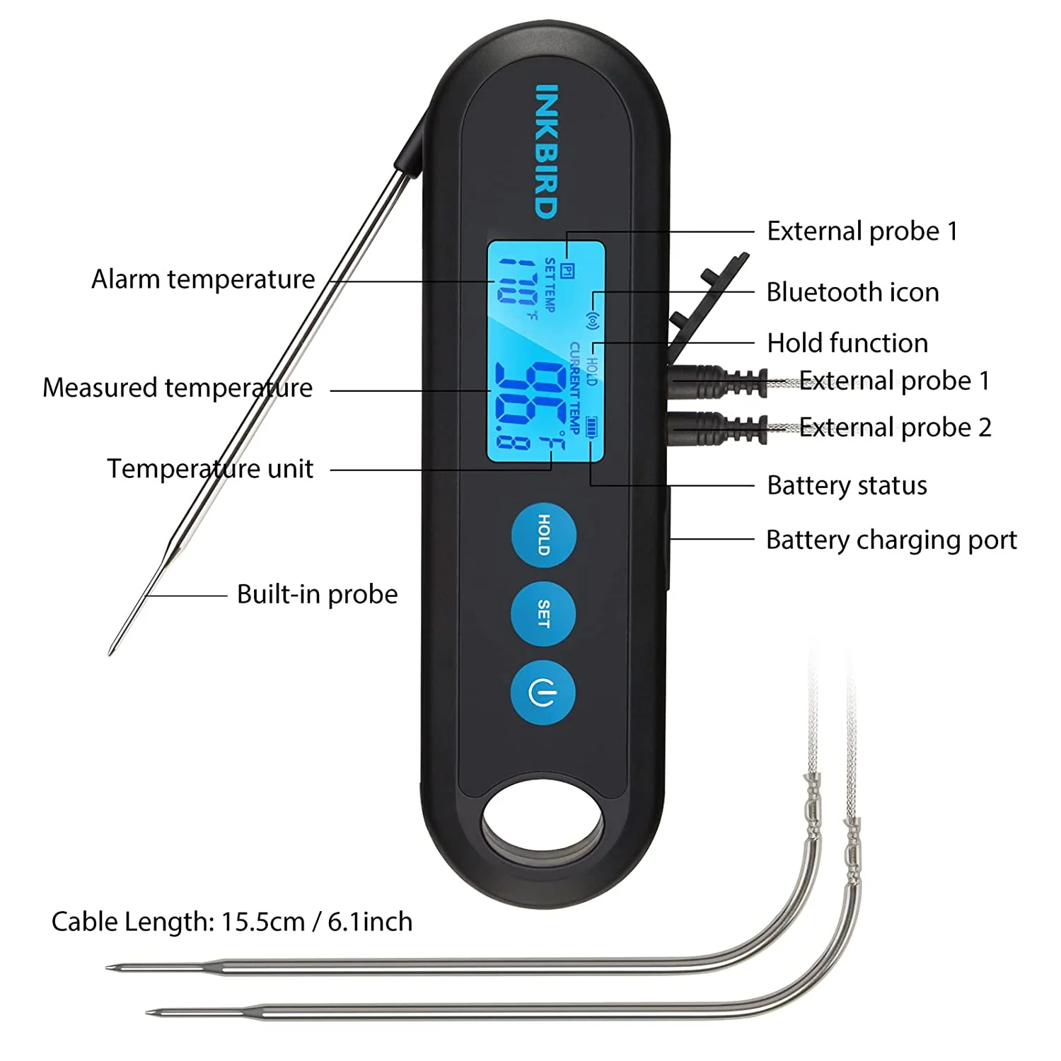 Inkbird IHT-2PB bezdrátový teploměr
