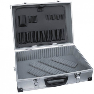 Aluminiový kufřík na nářadí 460x325x150 stříbrný Dedra N0001