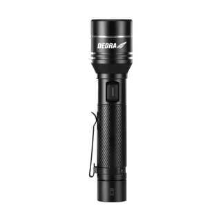 LED svítilna SMD 1000 lm, dosvit 500m, DEDRA L0951 černá, Li-Ion 2200 mAh