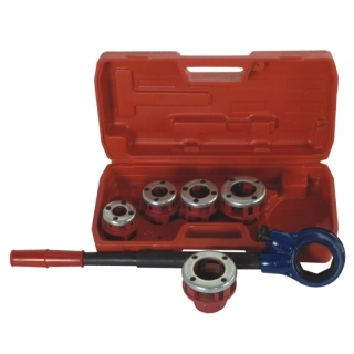 Ruční závitnice se sadou hlavic 3/8" - 1 1/4" Dedra 07A78
